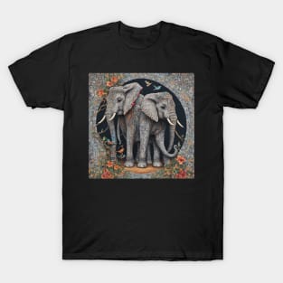 Elephant ,  Painting , Poster T-Shirt